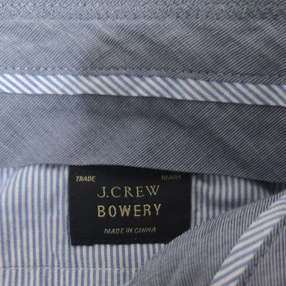 J. Crew Bowery Men's Classic Beige Urban Slim Fit Tan Khaki Chino Pants 32x32
